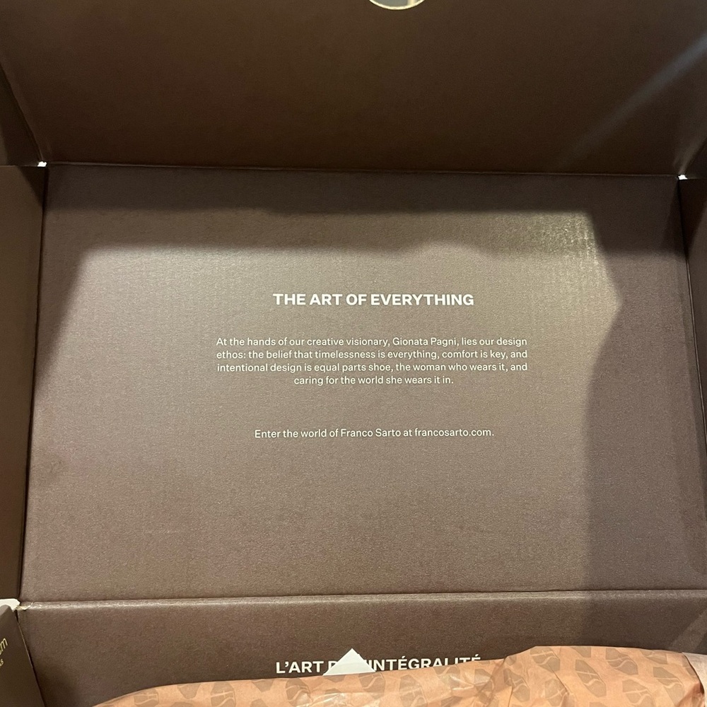 NIB Franco Sarto 9.5 Womens Black Synthetic Faux Leather Loafers Flats Ret $130! - Picture 10 of 11